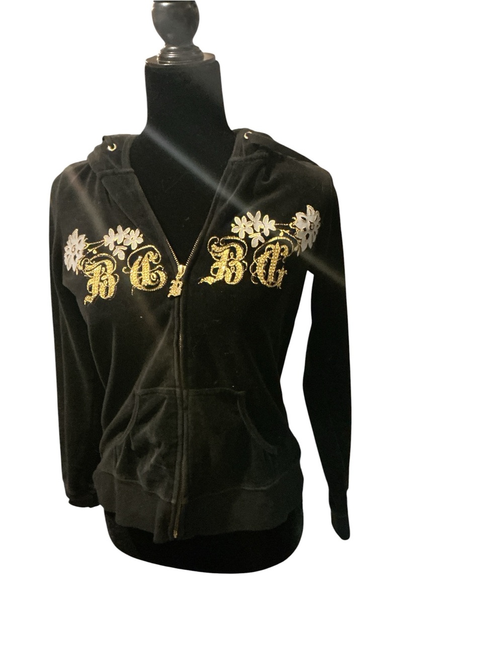 BCBG Maxazria zip up hoodie, size L pd92